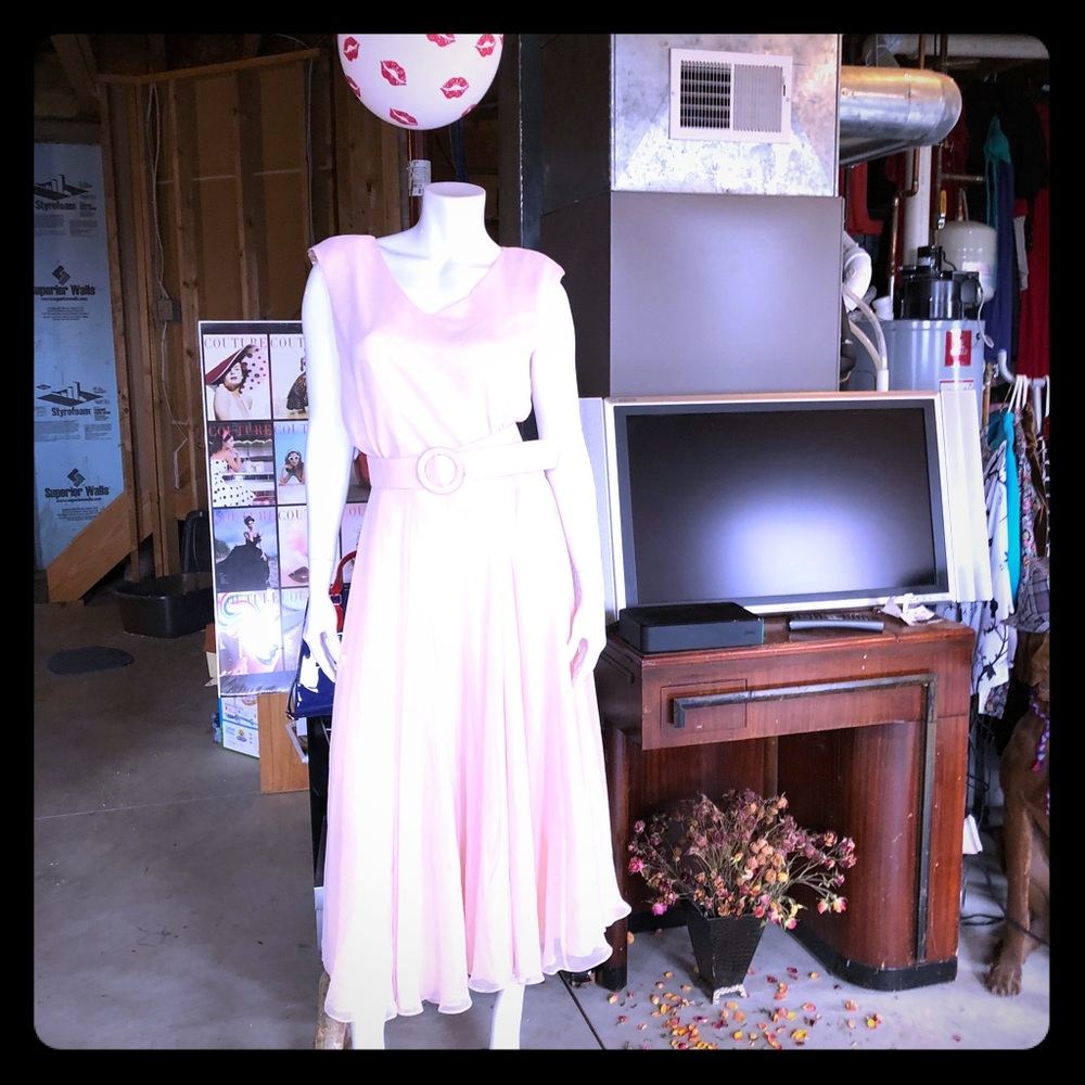 Vintage silk top and skirt